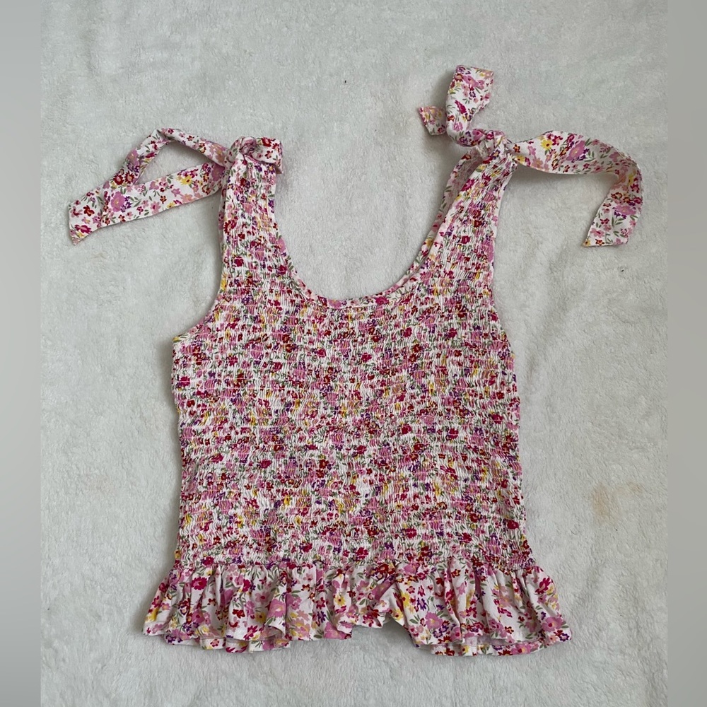 Floral tank top